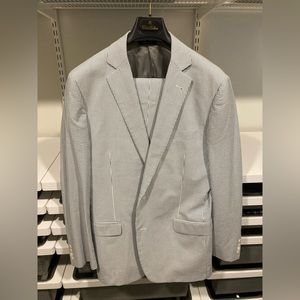 Brooks Brothers 1818 Fitzgerald Seersucker Suit 41L